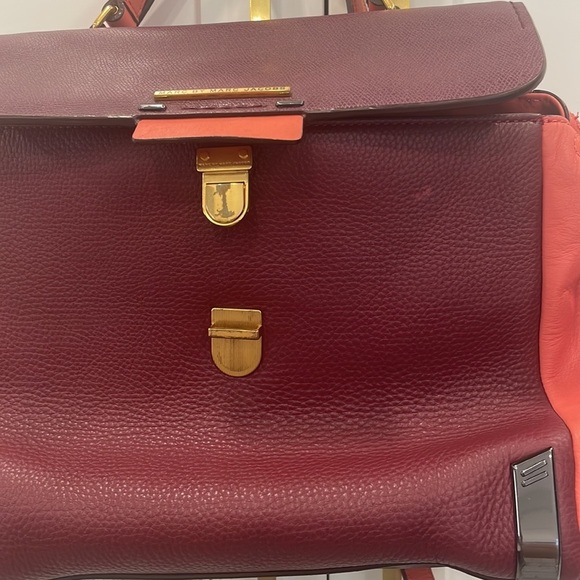 Marc By Marc Jacobs Tri Color Leather Sheltered Island Satchel - Picture 9 of 16